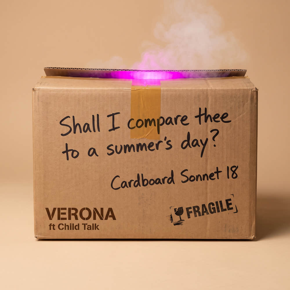 Cardboard Sonnet 18