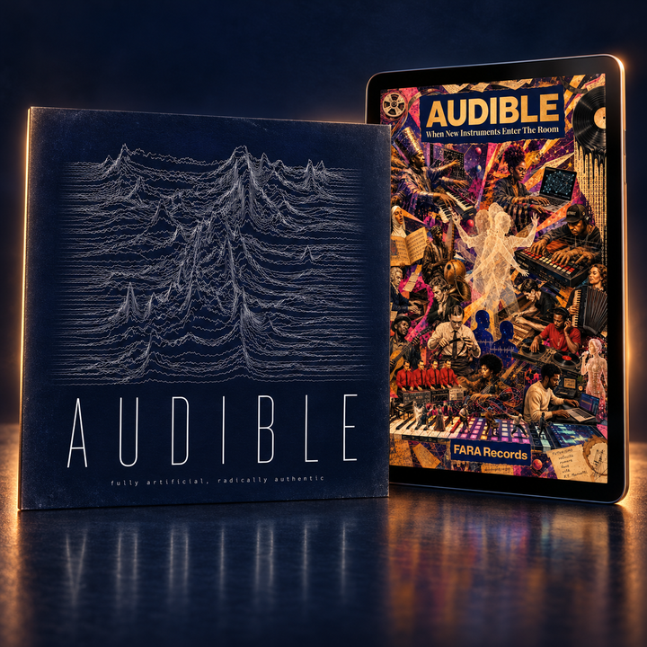 AUDIBLE album and companion book by FARA Records