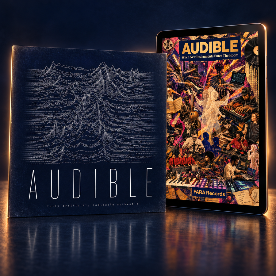 AUDIBLE album and companion book by FARA Records
