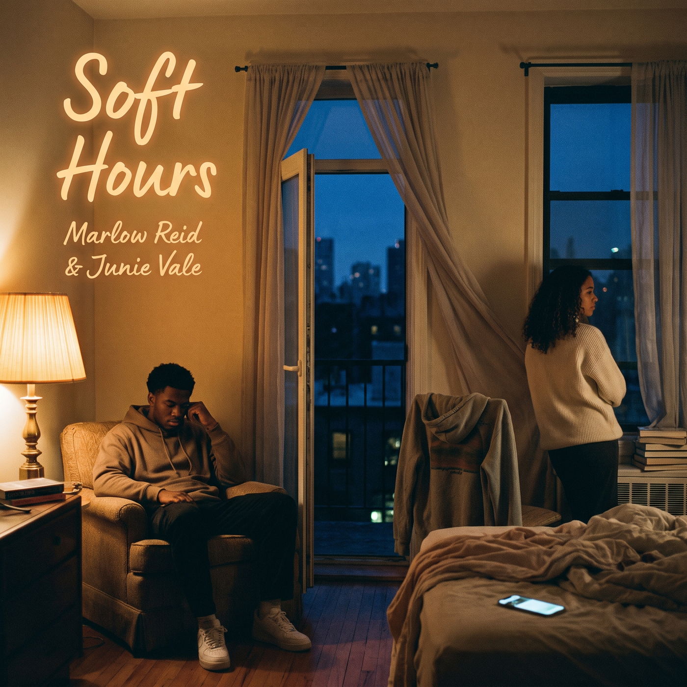 Marlow Reid & Junie Vale — Soft Hours (single cover)