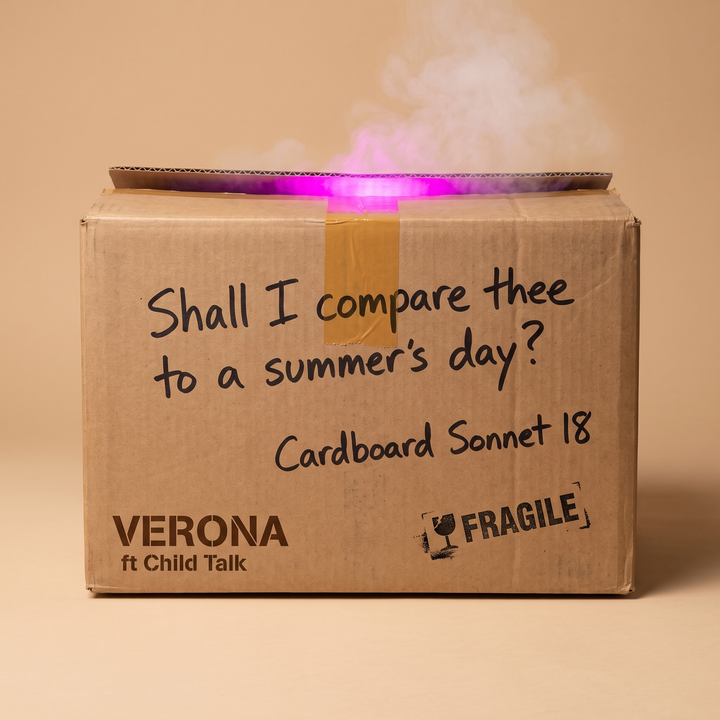 Cardboard Sonnet 18